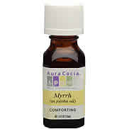 AURA CACIA: Precious Essentials Oil Myrrh With Jojoba .5 fl oz