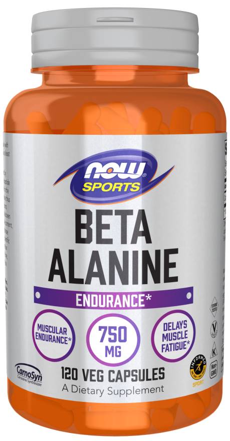 NOW: Beta-Alanine 750 mg Caps 120 Caps
