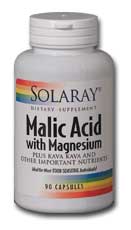 Solaray - Malic Acid with Magnesium 90ct 133mg