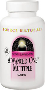 SOURCE NATURALS: Advanced One Multiple No Iron Trial 6 TAB