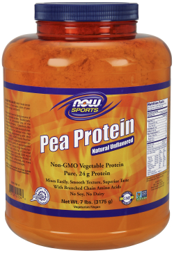 Pea protein 7lb value size by now foods