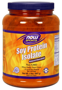 NOW: Soy Protein Isolate 2LB Chocolate