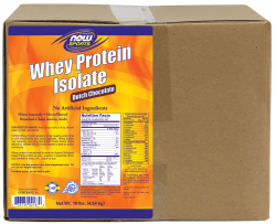 NOW: WHEY PROTEIN ISOLATE CHOCOLATE 10 lb