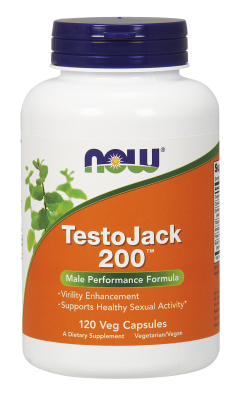 TestoJack 200 a testosterone building supplement by now foods