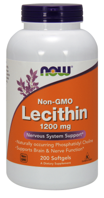 NOW: LECITHIN 1200mg  200 SGELS 1