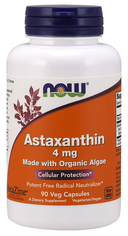 NOW: Astaxanthin 4mg 90 Veg Caps