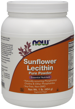 Sunflower Lecithin Pure Powder, 1 LB