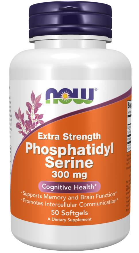 NOW: Extra Strength Phosphatidyl Serine 300mg 50 Gels