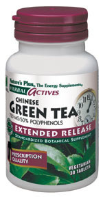 Natures Plus: Green Tea (Chinese) 750mg 30ct - 50% Polyphenols
