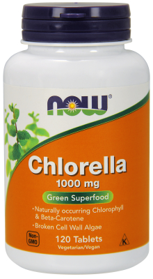 CHLORELLA 1000mg  120 TABS 120 TABS from NOW