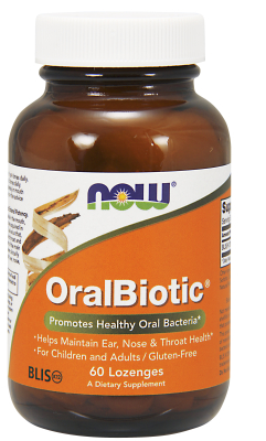 NOW: OralBiotic 60 Lozenges