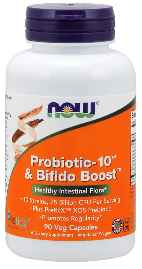 NOW: Probiotic-10 & Bifido Boost 90 Veg caps