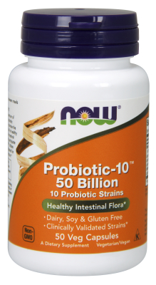 NOW: Probiotic-10 - 50 Billion 50 Vcaps