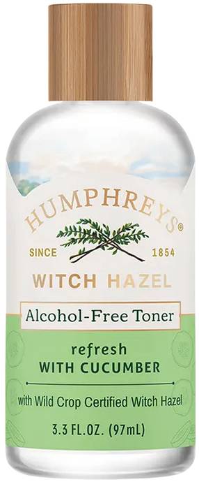 HUMPHREYS PHARMACAL INC.: Alcohol Free Witch Hazel w/ Cucumber Toner 3 OUNCE