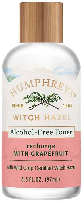 HUMPHREYS PHARMACAL INC.: Alcohol Free Witch Hazel w/ Grapefruit Toner 3 OUNCE