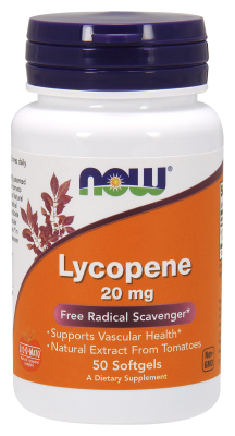 LYCOPENE 20 MG 2X   50 SGELS 1 from NOW