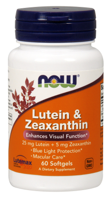 Lutein & Zeaxanthin 25mg / 5mg, 60 Gels