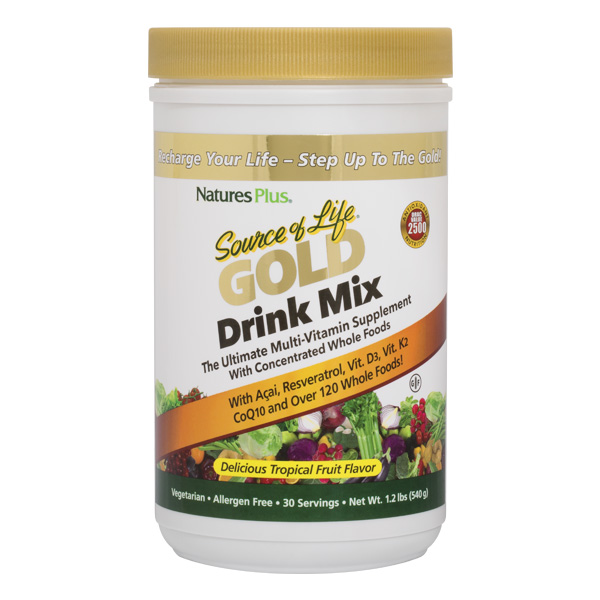 Natures Plus: Source Of Life Gold Drink Mix 1.2lb