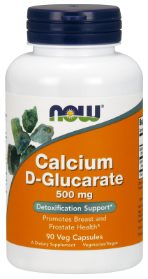 NOW: Calcium D-Glucarate 500 mg 90 Veg Caps