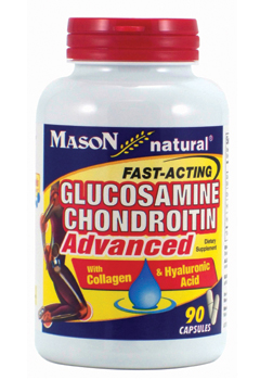 MASON VITAMINS: Glucosamine Chondroitin Advanced With Collagen & Hyaluronic Acid Capsules 90 capsule
