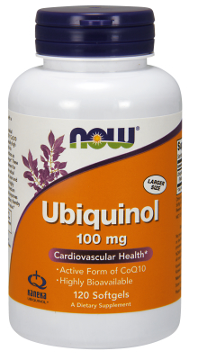 NOW: Ubiquinol 100 mg 120 Softgels