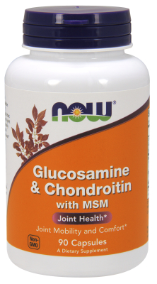 NOW: Glucosamine 500 & Chondroitin 400 With MSM 90 CAPS