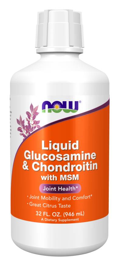 NOW: Liquid Glucosamine & Chondroitin With MSM 32 OZ