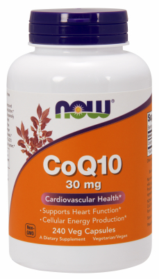 NOW: CoQ10 30mg 240 VCAPS