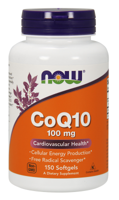 CoQ10 100mg 150 SOFTGELS from NOW
