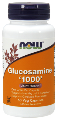 NOW: GLUCOSAMINE 1000mg  60 CAPS 1