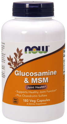 Glucosamine & MSM 180 Veg Caps from NOW