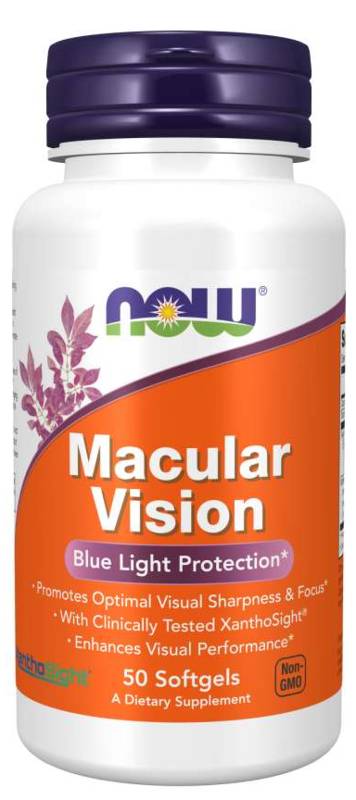 NOW: Macular Vision 50 Softgels