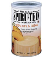Natures Plus: Spirutein Peaches and Cream 3OZ x 8 Packets