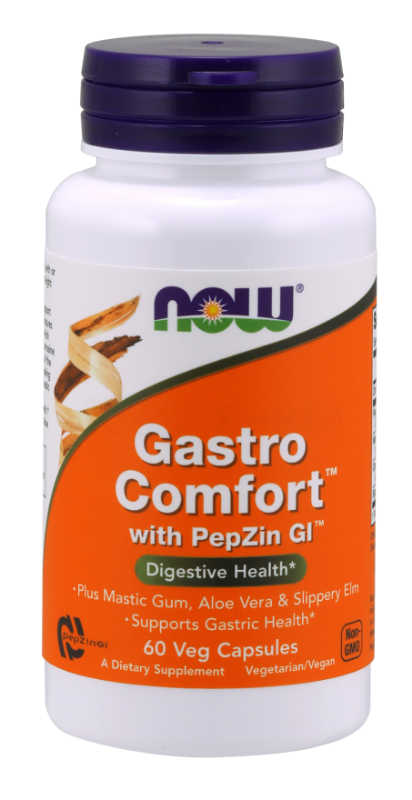 NOW: Gastro Comfort with PepZin GI 60 Veg Caps