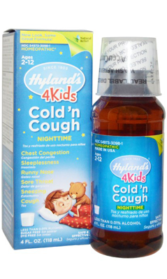 HYLANDS: Night Time Cold N Cough 4 Kids 4 oz