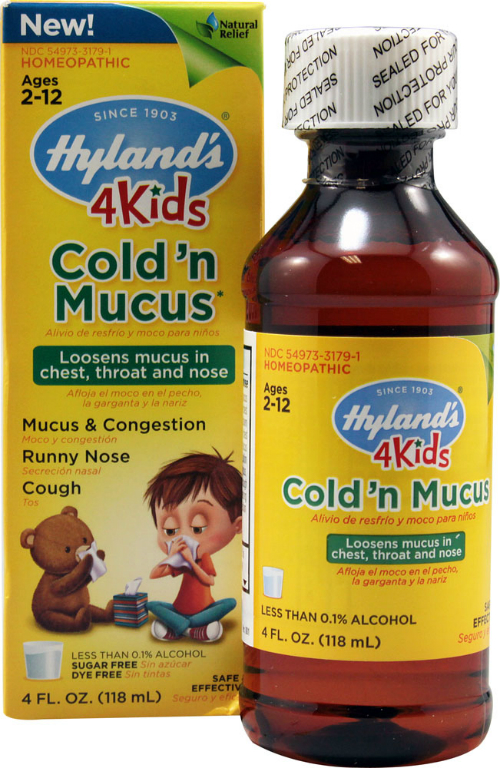 HYLANDS: 4 Kids Cold N Mucus 118 ml