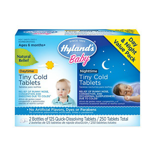 HYLANDS: Baby Tiny Cold Tablets Day & Nighttime Value Pack 250 tab