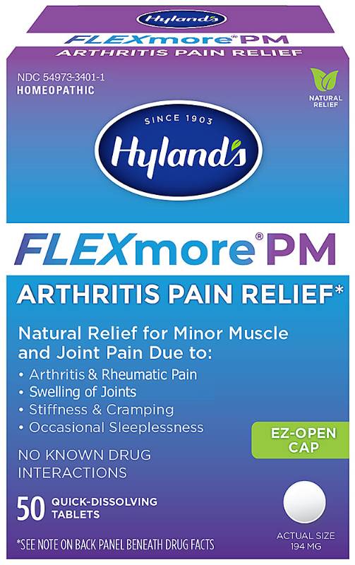 HYLANDS: FLEXmore PM Arthritis Pain Relief Tablets 50 TABLET