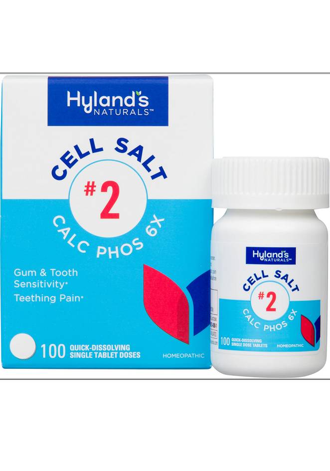 Hylands: Cell Salt #2 Calc Phos 6x 100 Tabs