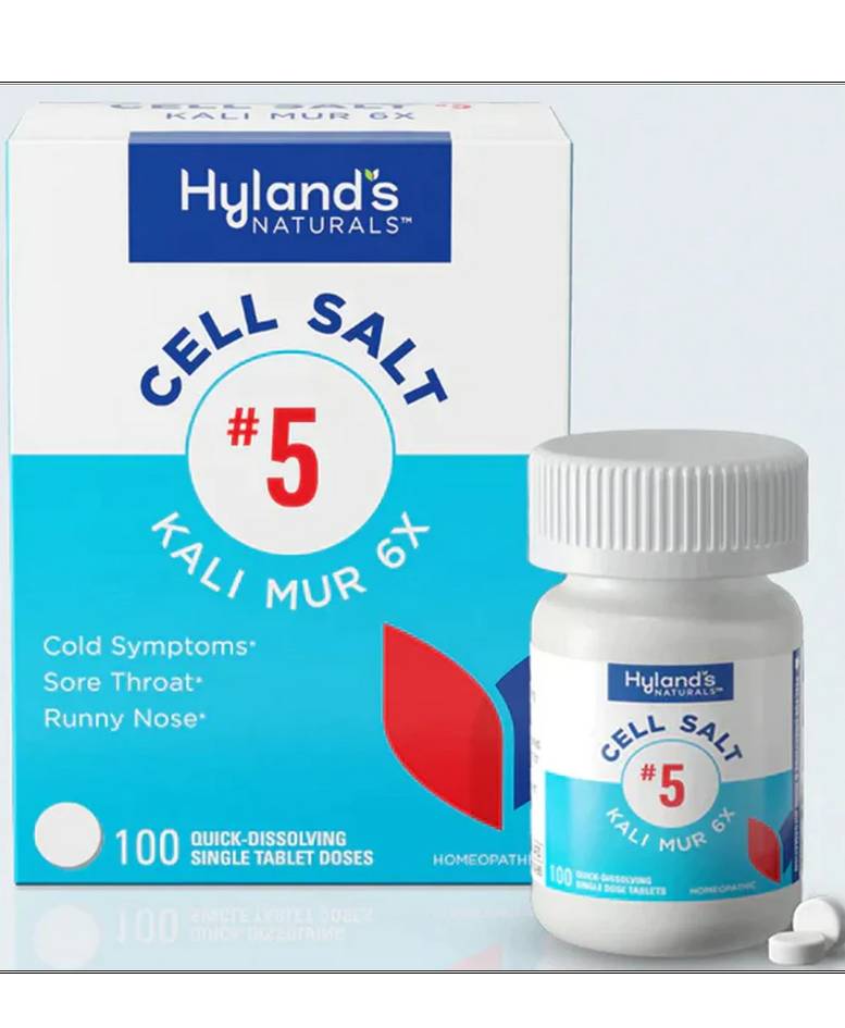 Hylands: Cell Salt #5 Kali Mur 6x 100 Tabs