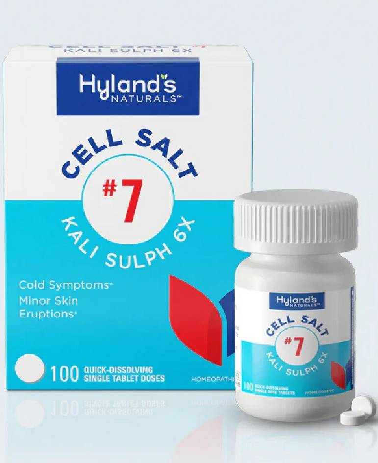 Hylands: Cell Salt #7 Kali Sulph 6x 100 Tabs