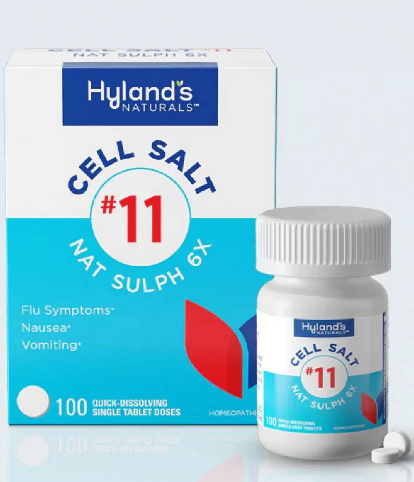 Hylands: Cell Salt #11 Nat Sulph 6x 100 Tabs