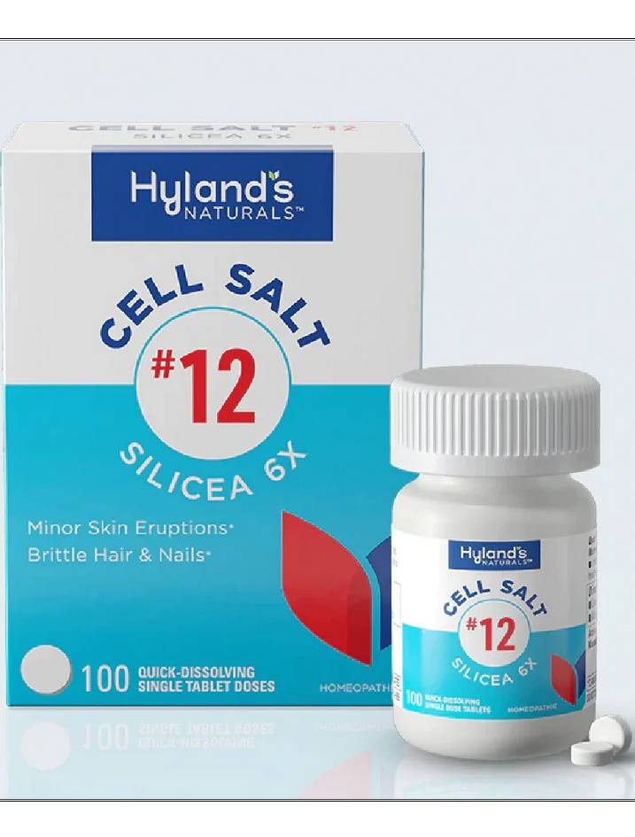 Hylands: Cell Salt #12 Silica 6x 100 Tabs