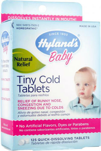HYLANDS: Baby Tiny Cold Tablets 125 tab