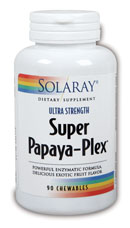 Solaray: Ultra Strength Super Papaya Plex 90ct