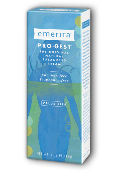 EMERITA: Pro-Gest Cream Value Size Paraben Free 4 oz