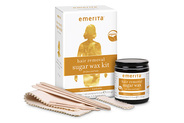 Emerita: Organic Hair Removal Sugar Wax Kit 5.5oz Kit