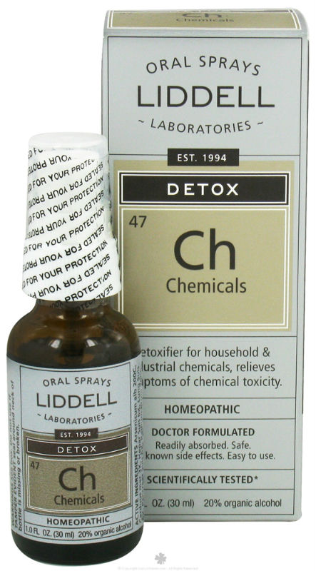 LIDDELL HOMEOPATHIC: Detox Chemicals 1 oz