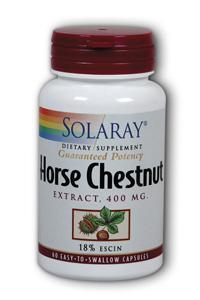 Solaray - Horse Chestnut Extract 60ct 400mg