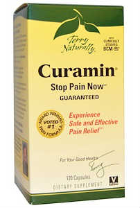 Europharma / Terry Naturally: Curamin (End Inflammation Pain) 120 caps